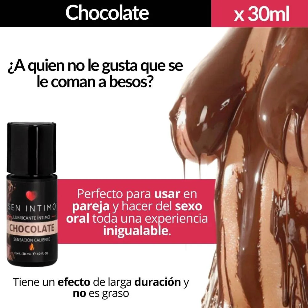Lubricante Íntimo Caliente Chocolate