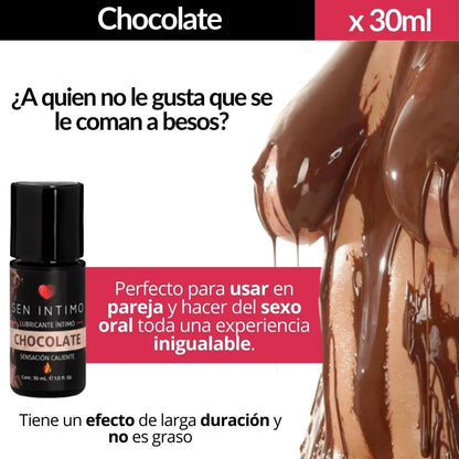 Lubricante Íntimo Caliente Chocolate