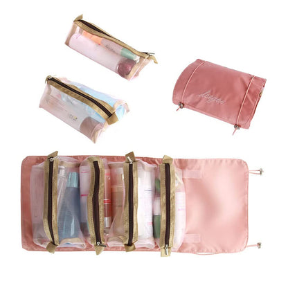 GlamBox 4 en 1 – Cosmetiquera de Maquillaje Doble Espacio