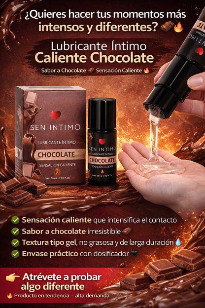 Lubricante Íntimo Caliente Chocolate